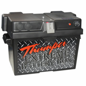 Thumper Battery Box with Cig & USB socket, Anderson, LED gauge